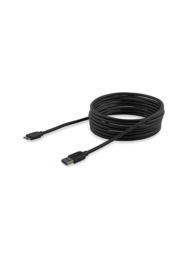 StarTech 3M 10Ft Slim Usb 3.0 A To Micro B Cable M/M - Mobile Charge Sync For Smartphones And Tablets (Usb3Aub3Ms)  - Image 4