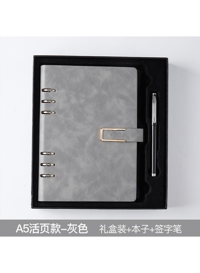 Bluejw A5 Notebook Loose-leaf Simple Easy To Split Notepad Gift Box Suit Hand Ledger Customized Notebook B5 Thick Notebook - Image 1