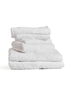 Towels Set - Jacquard 6 Piece-70*140+50*100+40*60-100% Egyptian Cotton - pzsku/ZBA08FF9BAC5C736EF4F1Z/45/_/1739872226/7db73919-ac95-46a1-8dbb-db20fd365d0d