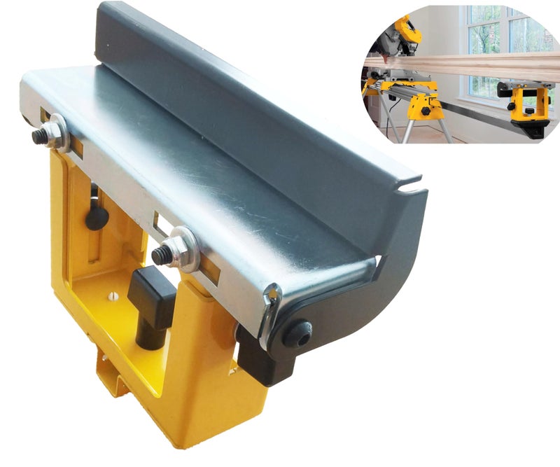deawater دعم طاولة منشار مائل قابل للتعديل 1 قطعة DW7232 3-7/8"-6" دعم مادة توقف واسع طاولة مساعدة لديوالت DE7024-XJ - Image 1