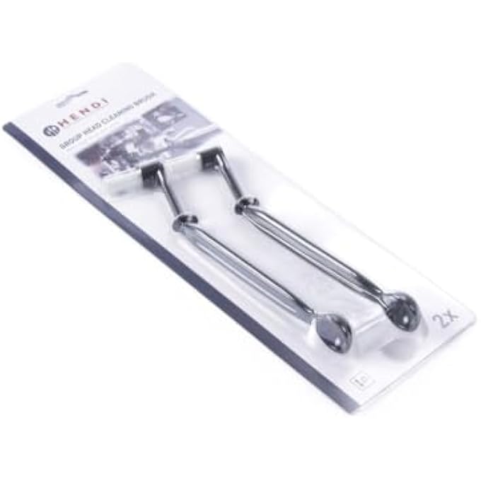 HENDI Cepillo De Limpieza Para Portafiltros De Caf Para Mquinas Elctricas De Caf Caf Expreso Con Cuchara Dosificadora Para El Producto De Limpieza Cantidad 2 225Mm Poliamida - Image 1