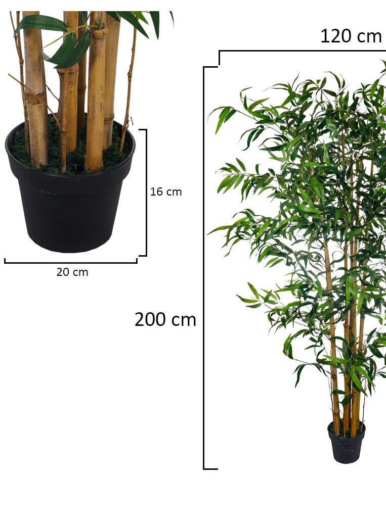 Zen Bamboo - Zen-Inspired Artificial Bamboo Plant 6.5ft - Image 1