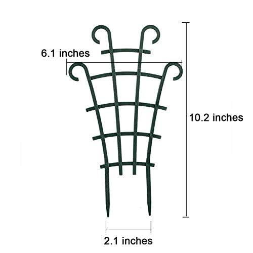 UWIOFF Trellis for Potted Plants, Stackable Small Indoor Plant Trellis for Climbing Plants Outdoor for Vine Ivy Hoya Houseplants Flower Plant Support, 4 Pack - Image 5