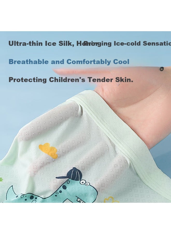 Top Melon Melon Boys' Underwear Boys' Summer Thin Flat-angle Ice Silk Big Kids Little Kids Boys Baby Four-corner Shorts - Image 5