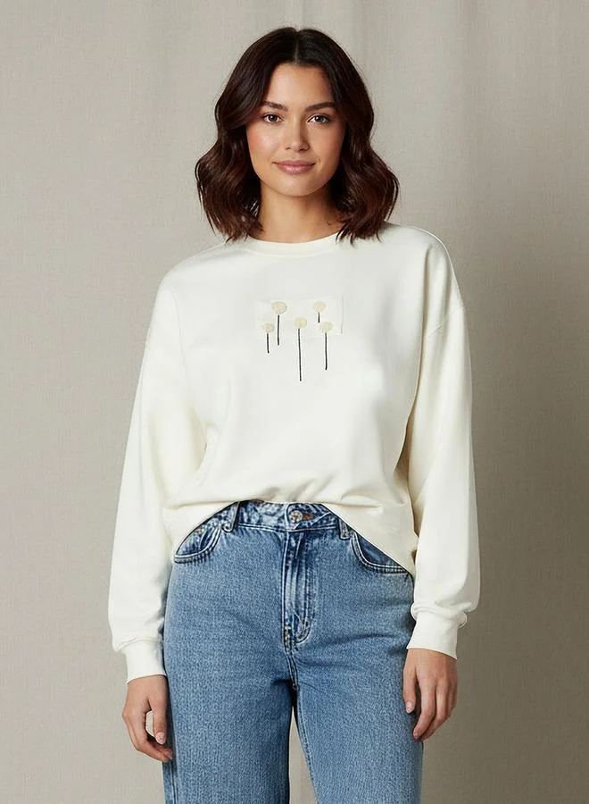 2Xtremz 2Xtremz Regular Fit Sweatshirt with Applique