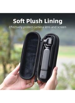 VKL حقيبة حمل لـ DJI Osmo Pocket 3، حقيبة تخزين محمولة من الجلد الصناعي وحقيبة واقية لملحقات DJI Osmo Pocket 3 (أسود)  - Image 2