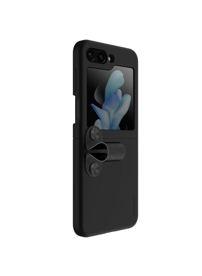 Nillkin Case For Samsung Galaxy Z Flip5 Skin Feel Liquid Silicone Phone Case With Finger Strap - Image 2