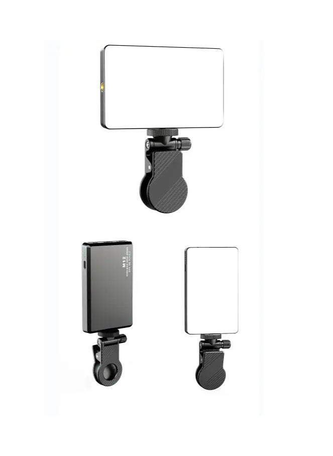 ELTRAZONE M12 LED Tricolor Photography Video Light – Rechargeable Pocket-Sized LED Light with Adjustable Brightness & Color Modes – Clip-On Lighting for Phone, DSLR, Vlogs, Reels, and Live Streaming – Compact Fill Light for Mobile Creators  - Image 3
