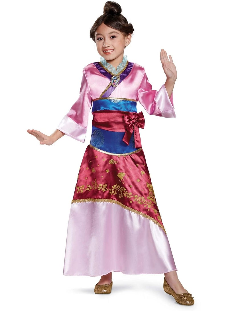 Disguise Princess Mulan Deluxe Girl Costume - Image 1