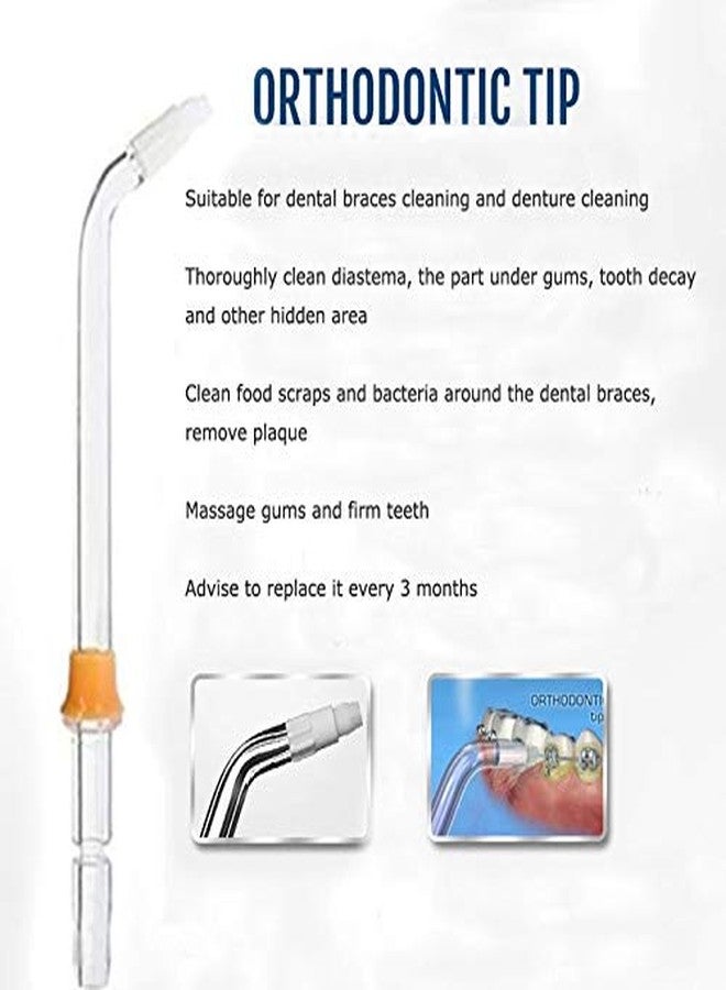 VWONST Orthodontic Replacement Tips Compatible with Waterpik Water Flossers and Oral Irrigators, 3-Pack (Orthodontic Tips) - Image 2