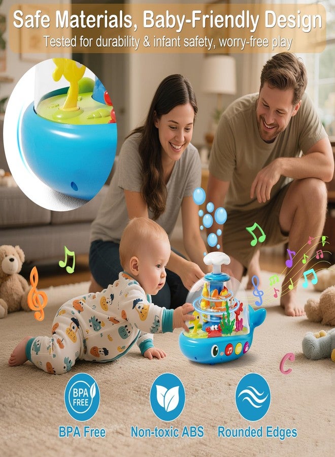 Toylfort Whale Sensory Spinner Toy for Baby: Light Up Rotating Play with Music – Safe ABS Early Learning Educational Toys for 6 Months+ – Christmas Birthday Gift for Boys and Girls - Image 3