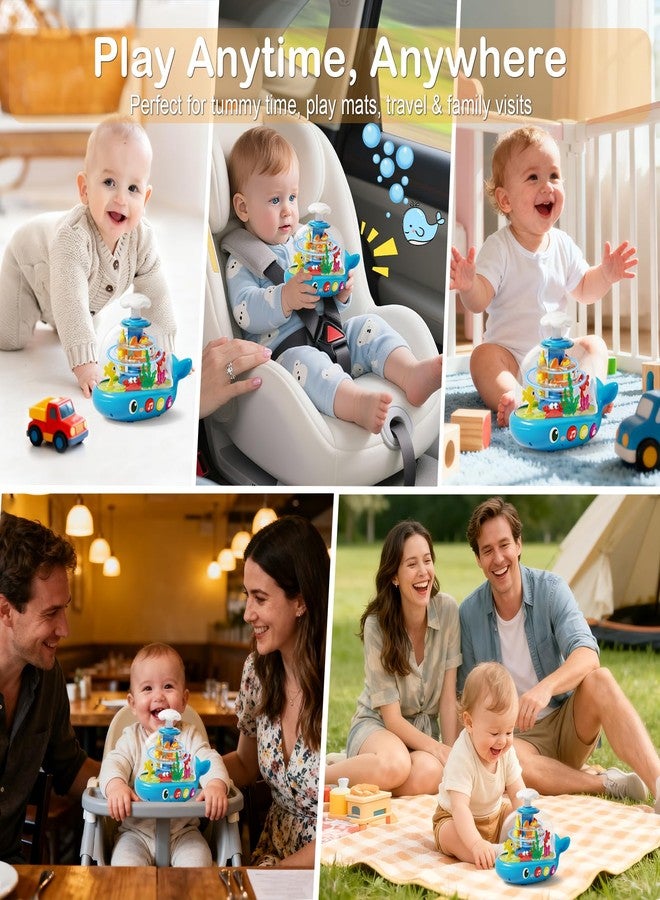 Toylfort Whale Sensory Spinner Toy for Baby: Light Up Rotating Play with Music – Safe ABS Early Learning Educational Toys for 6 Months+ – Christmas Birthday Gift for Boys and Girls - Image 5