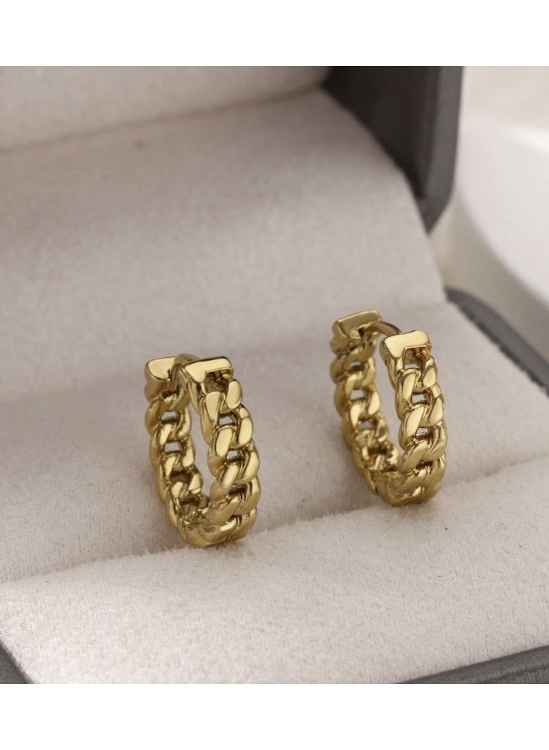 ڤيا أقراط نسائية بتصميم سلسلة أنيق وفاخر ومميز - Image 5