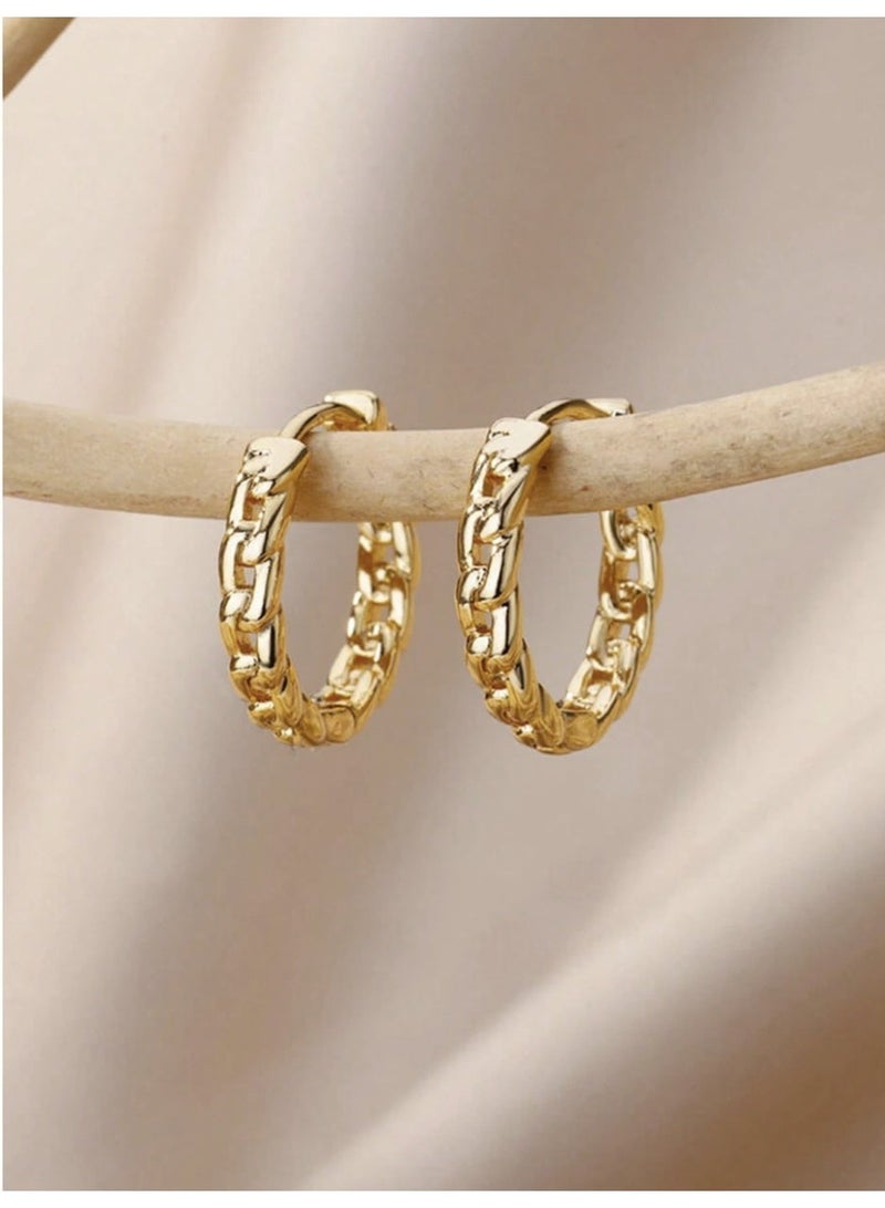 ڤيا أقراط نسائية بتصميم سلسلة أنيق وفاخر ومميز - Image 4