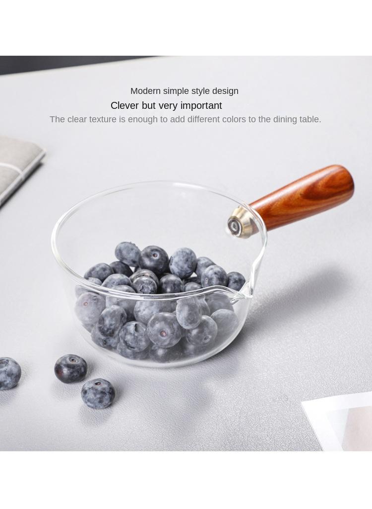 general Heat-resisting Glass Soup Milk Pot Pan Clear - Image 5