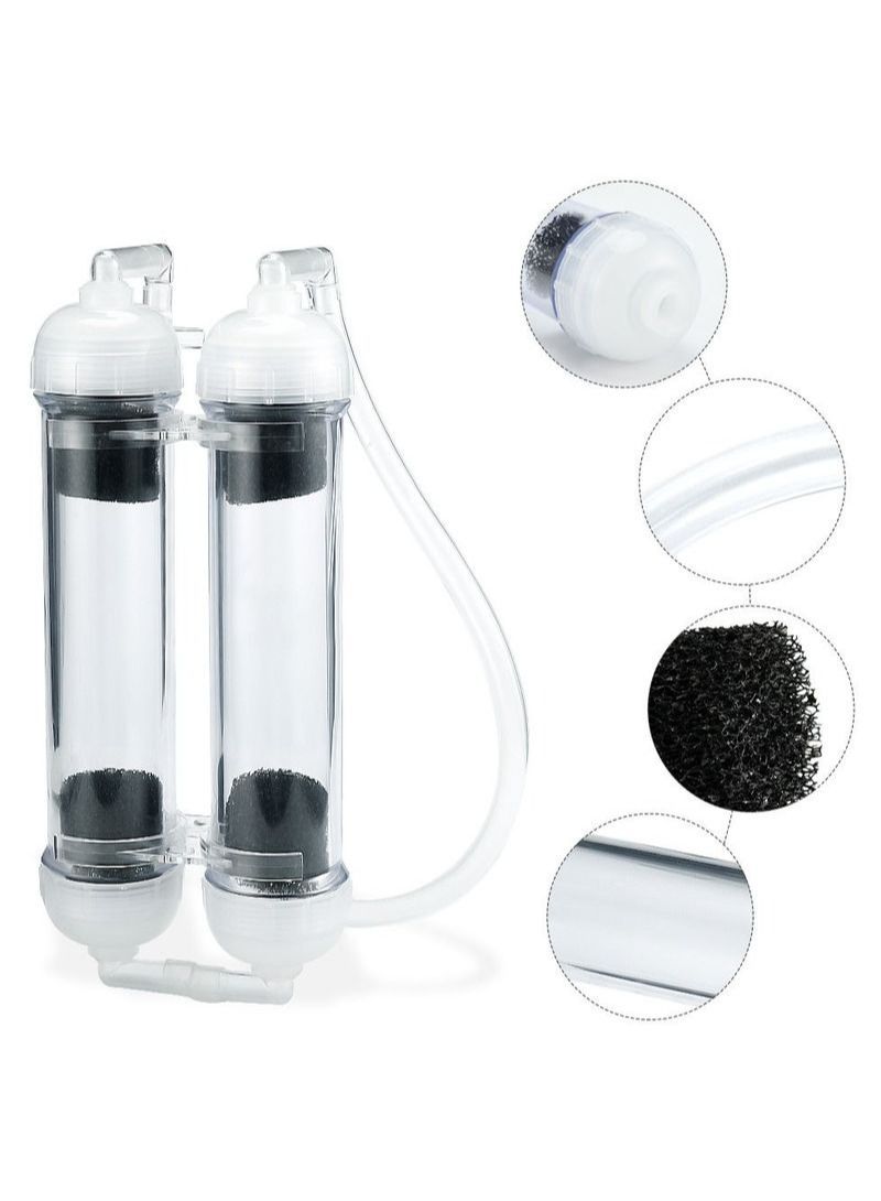 NIBEMINENT Two Filter Bottle Set Water Tank Filter Tube - Image 3