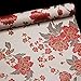 Yifely SimpleLife4U Vintage Red Peony Removable PVC Shelf Drawer Liner Home Decor Contact Paper 17x118 Inch - Image 2