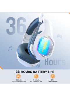 EKSA E1000WT Wireless Gaming Headset with Microphone for PC PS5 PS4 Nintendo Switch  - Image 3
