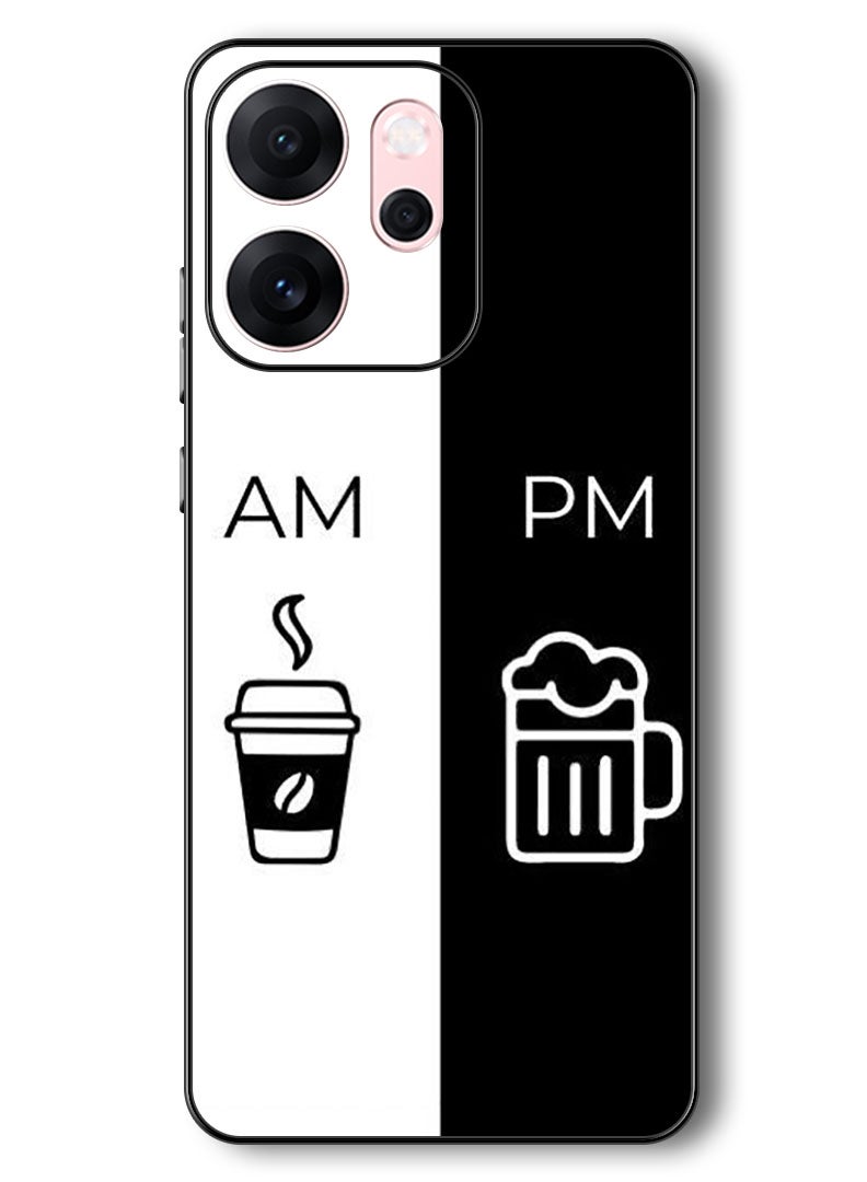 Theodor Case Compatible with Oppo Reno 14 F 6.57 Inch Protection Shockproof Bumper Cover AM - PM - Image 1