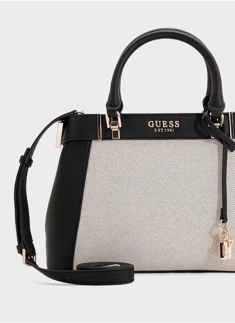 GUESS - Anadela 3 Comp Satchel - Image 1