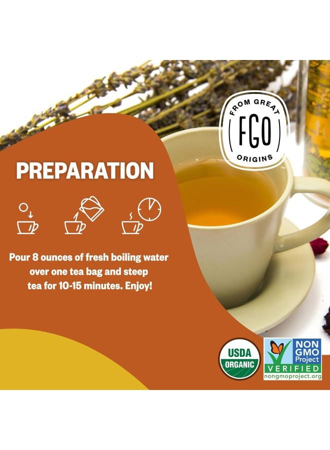 FGO Organic Turmeric and Ginger Tea, Eco-Friendly Tea Bags, 100 Count, Pack May Vary (Pack of 1) - Image 3