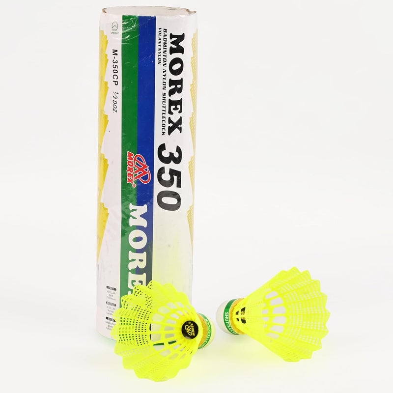 MOVEX Morex Premium Nylon Badminton Shuttlecock [Set of 6] | Lightweight & Durable Cork for Stable Flight & Fast Recovery | Ideal for Indoor & Outdoor Play | High-Performance Shuttlecocks - Image 5