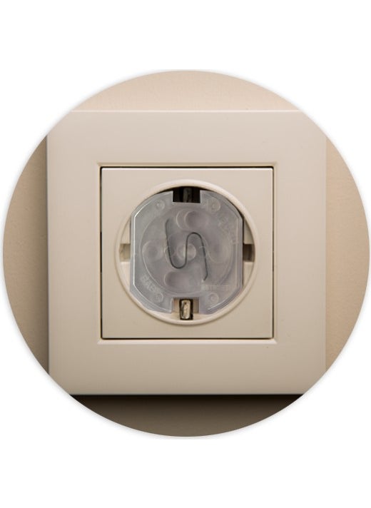 Agubugu Baby - Automatic Closing Socket Protector - Transparent - 6 Pieces  - Image 1