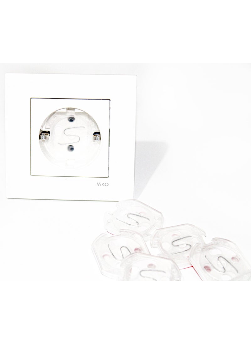 Agubugu Baby - Automatic Closing Socket Protector - Transparent - 6 Pieces  - Image 2