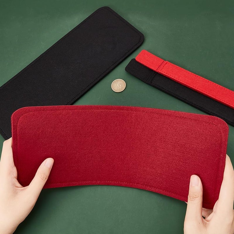 كلاراكو مجموعة من 4 قطع من Klarako لتشكيل قاعدة المحفظة، وسادة لتشكيل قاعدة حقيبة اليد المستطيلة المصنوعة من اللباد، بطانة سفلية لحقيبة Neverfull Tote WOC، سمك 6 مم - Image 4