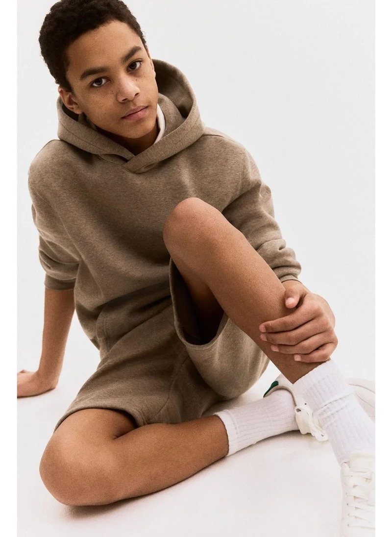 H&M 2-piece hoodie and sweatshorts set