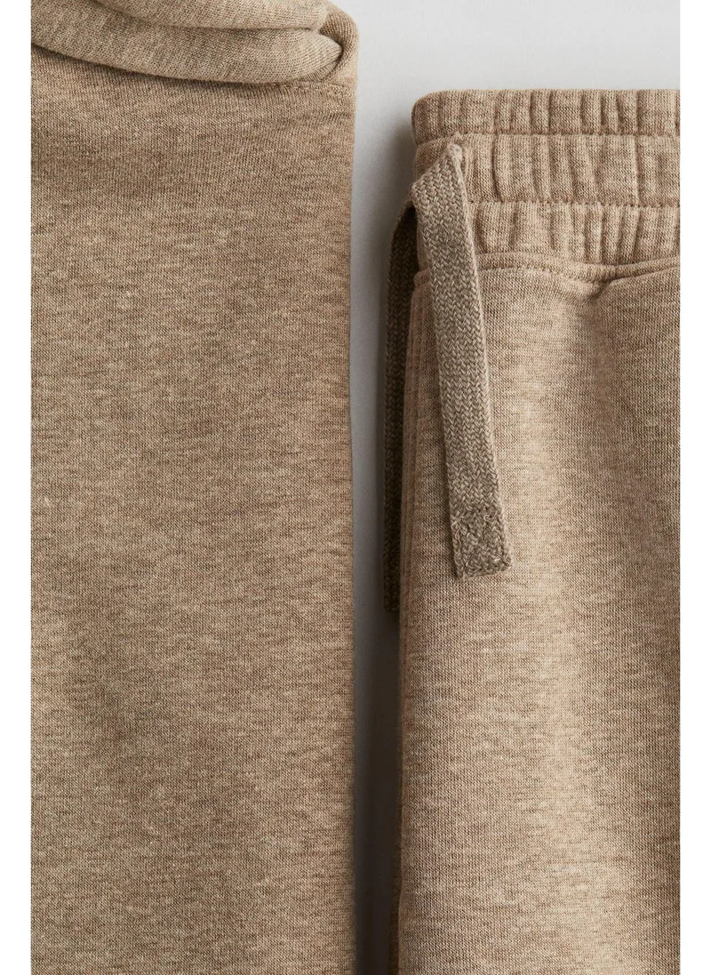 H&M 2-piece hoodie and sweatshorts set