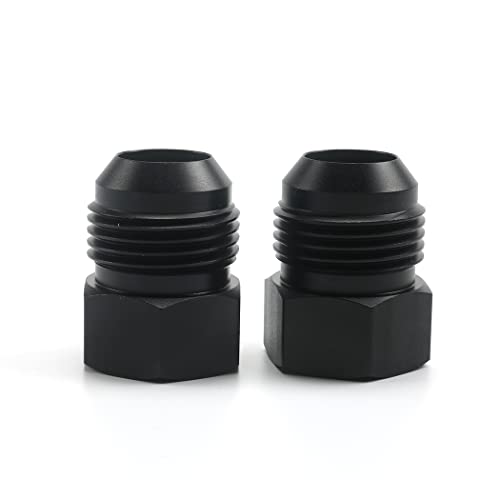 Jetuplusllc Compatible With CTS-V ZL1 6.2L LSA Supercharger Coolant Line -12AN Adapter Fittings CBW-082B - Image 1