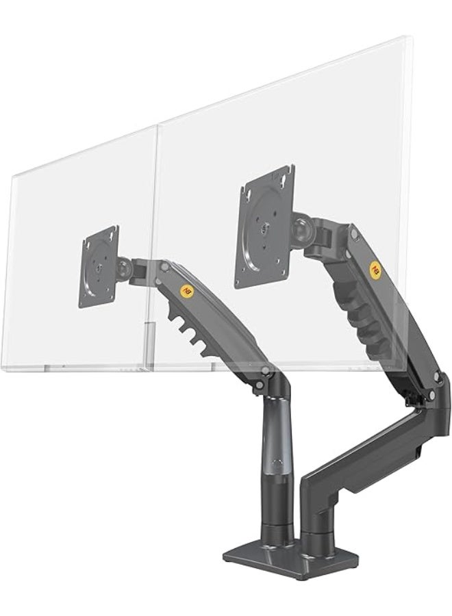 ELTERAZONE Dual TV Stand for 17-27 Inch, with Gas Mount, Monitor Mount, Table Mount, and F160 Bracket - Image 3