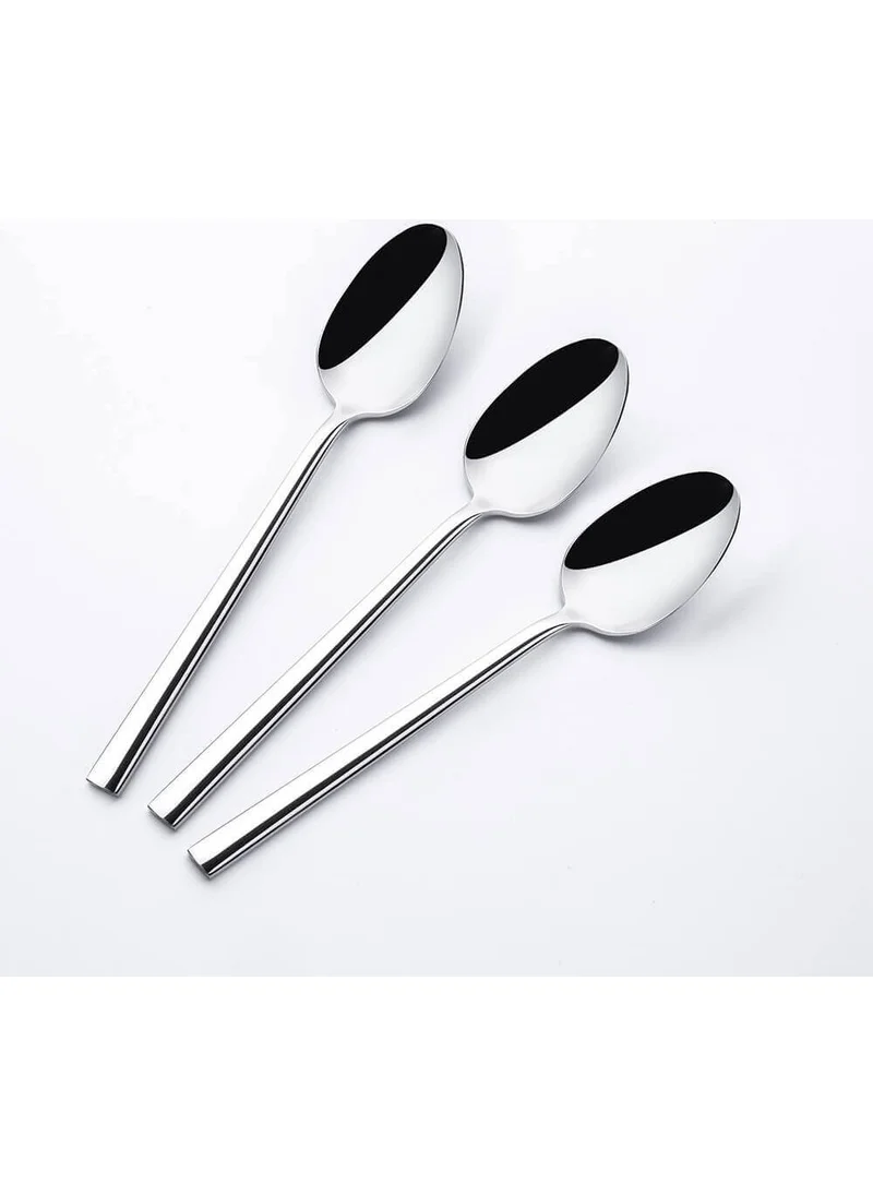 Nehir Dalyan Plain 12 Piece Dessert Spoon Set