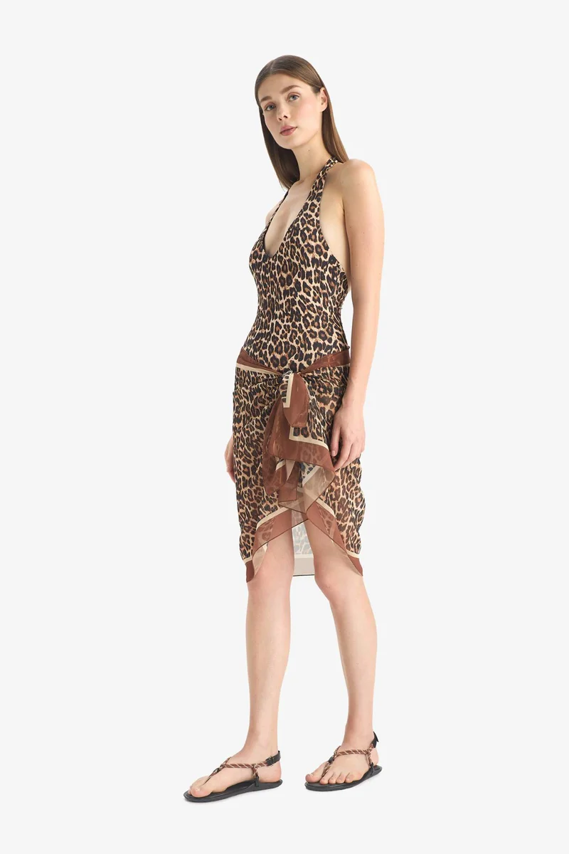 ديفاكتو Fall in Love Regular Fit Chiffon Beachwear