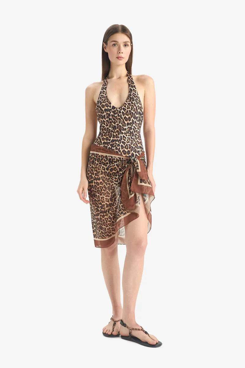 ديفاكتو Fall in Love Regular Fit Chiffon Beachwear