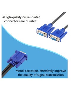 SUNSAR 1ft Full HD 1080P VGA Splitter Cable Dual VGA Monitor Y Cable 1 Male to 2 Female Adapter Converter Video Cable for Screen Duplication  - Image 4