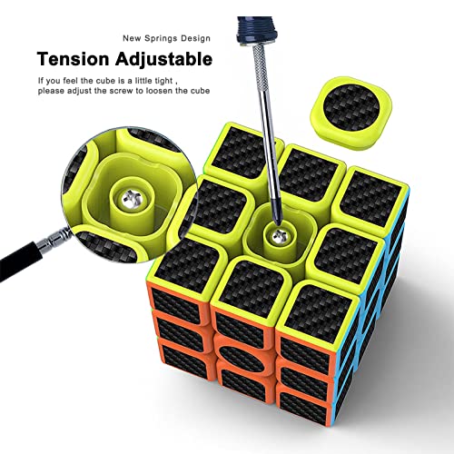 CFMOUR Original Speed Cube 3x3x3, Fast Magic Cube for Kids, Smooth Carbon Fiber Cubes, Puzzle Toys - Image 5