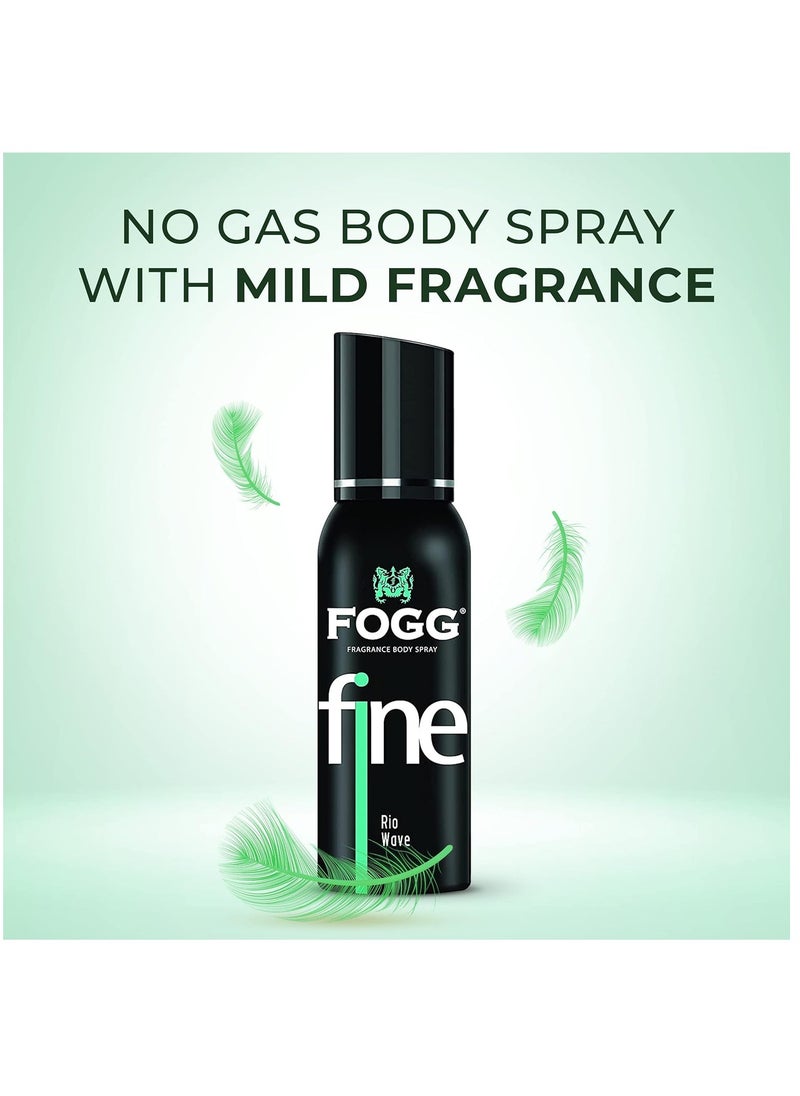 FOGG - Fogg Fine Rio Wave Perfume Spray For Men 120Ml - Image 1