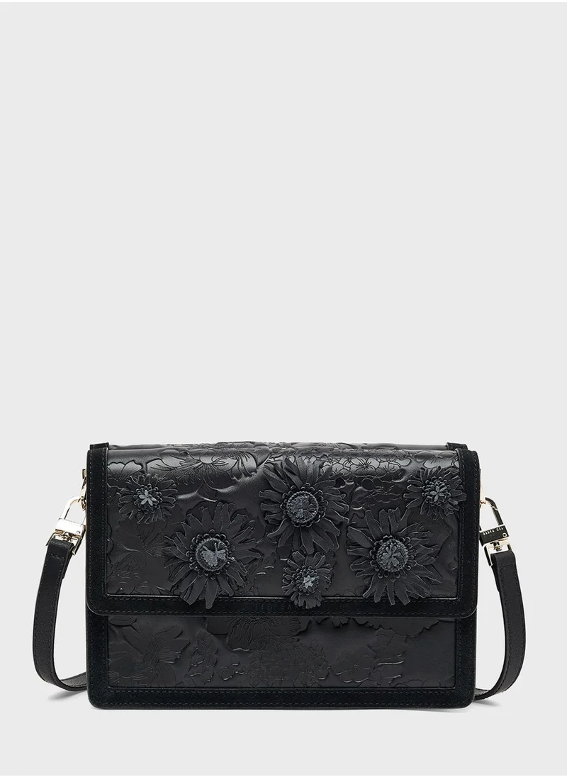 Ted Baker Floral Laser Cut Shoulder Bag