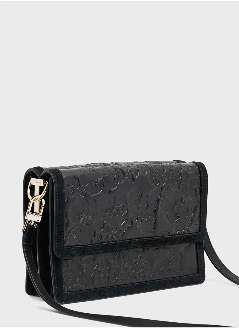 Ted Baker Floral Laser Cut Shoulder Bag