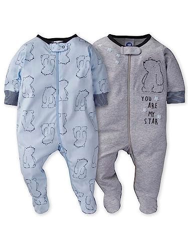 Gerber Baby Boys 2Pack Sleep N Play Hello Bear Newborn - Image 1