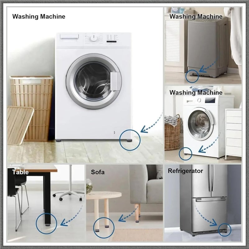Kitchen Anti Vibration Smart Cup for Washing Machine, Fridge-Pack of 4  - Image 3