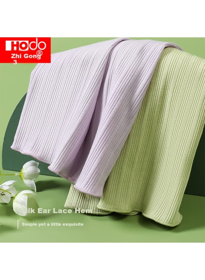 Hodo 2-pack Women's Basic Tank Tops Solid Color Deep U-neck Slimming Inner Wear Outer Wearable Strap Set Three 160/85 - Image 3