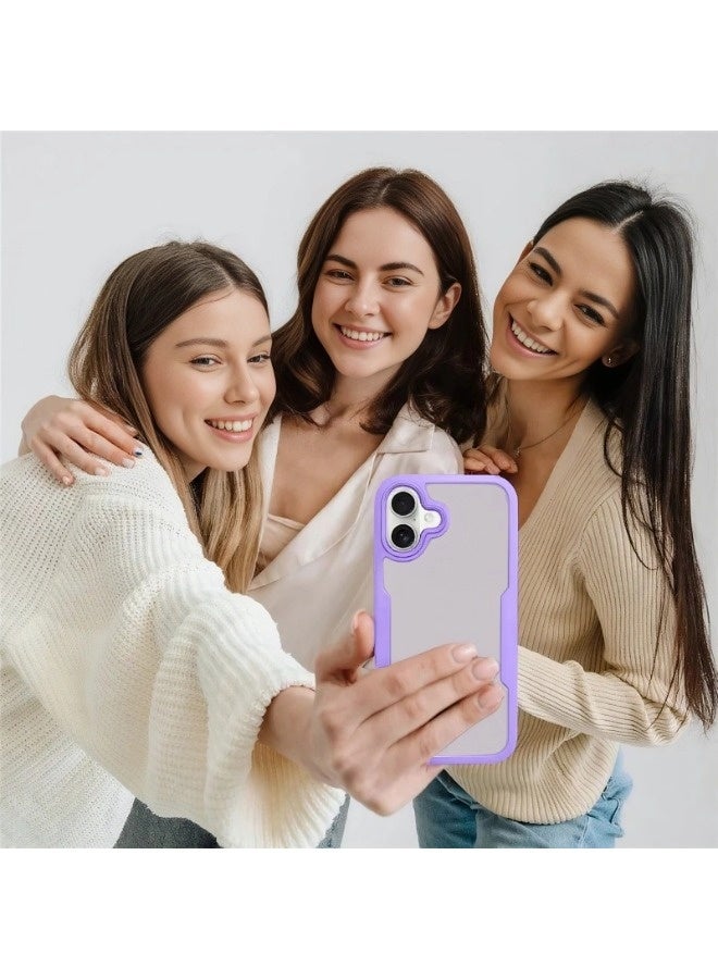 ShebSheb Designed for iPhone 16 Plus Case, Full Body Rugged Case with Built-in Touch Sensitive Anti-Scratch Screen Protector, with Camera Lens Protector - Image 5