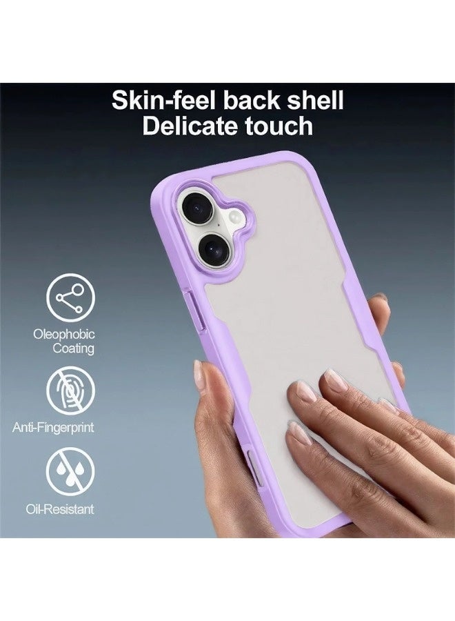 ShebSheb Designed for iPhone 16 Plus Case, Full Body Rugged Case with Built-in Touch Sensitive Anti-Scratch Screen Protector, with Camera Lens Protector - Image 3