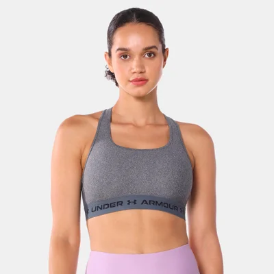 UNDER ARMOUR Women's Crossback Mid Heather Sports Bra