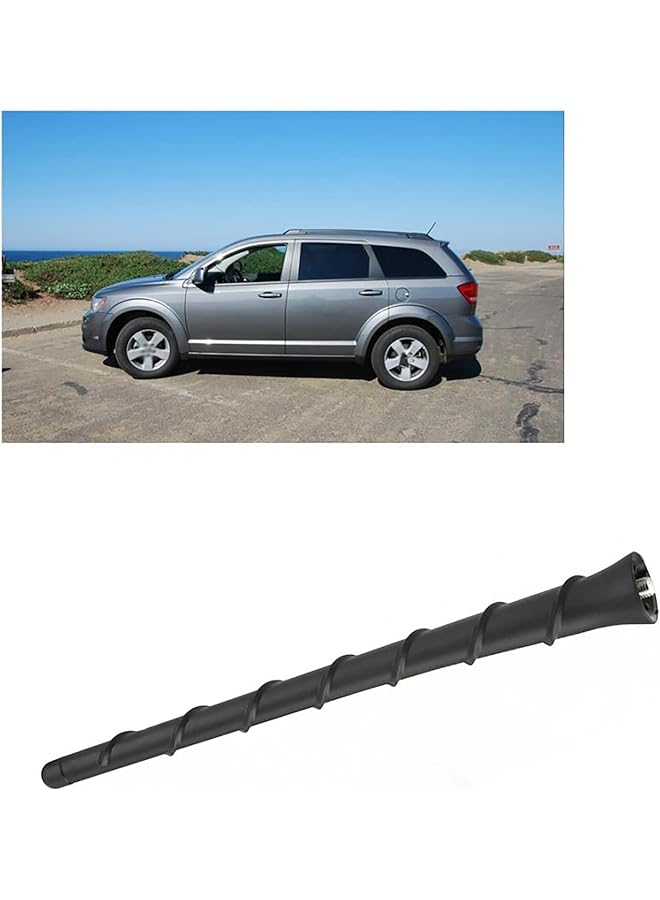 NFSpeeding Antenna 7 Inch Fits 2011-2019 Jeep Dodge Chrysler Spiral Direct Replacement Antenna Compatible For Cherokee Nitro Durango Dart Journey 68297936Aa 5091100Aa 5091100Ab - Image 2