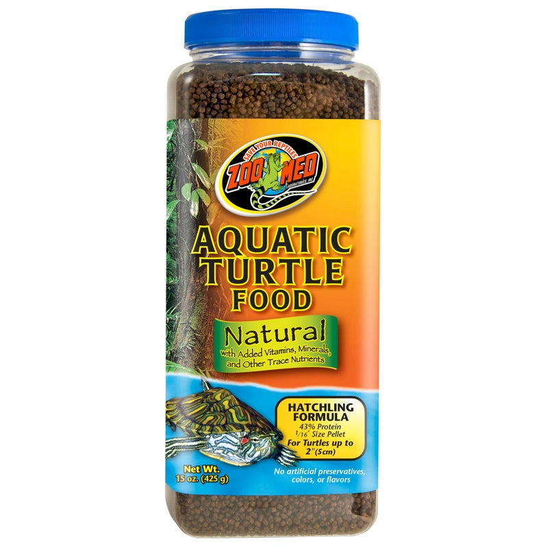 Zoo Med Natural Aquatic Turtle Food Hatchling Formula (15 oz) - Image 1