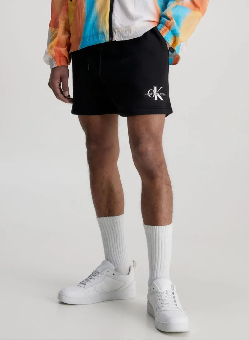 Calvin Klein Jeans Logo Drawstring Shorts